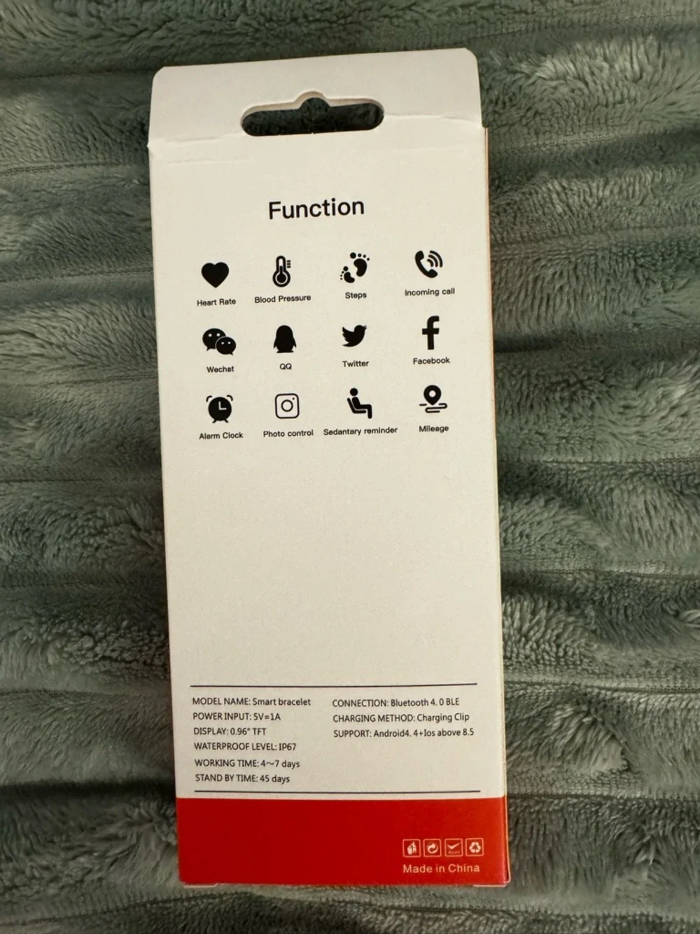 Smart Band 7 Fitness Tracker - Black